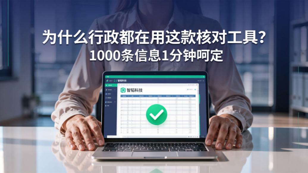 为什么行政都在用这款核对工具？1000条信息10分钟呵定