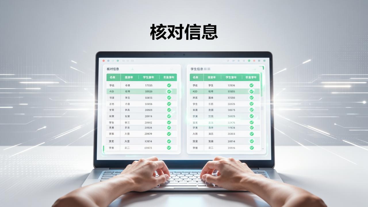 学籍信息核对：500份学籍表从3小时缩到5分钟，核对信息真高效