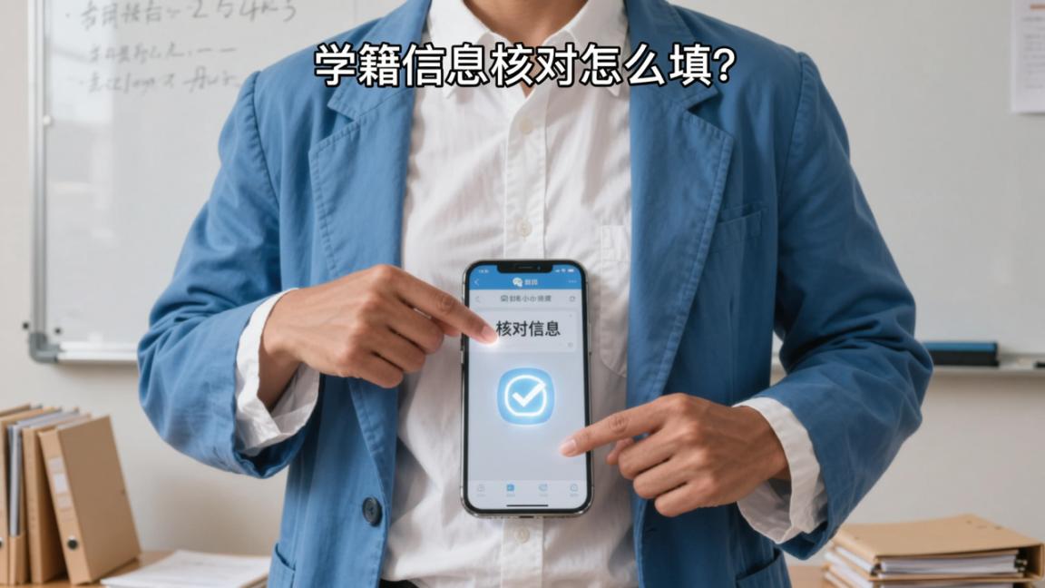 学籍信息核对怎么填？