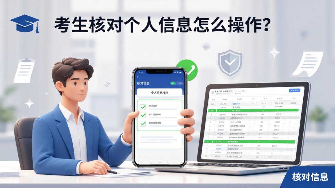考生核对个人信息怎么操作？