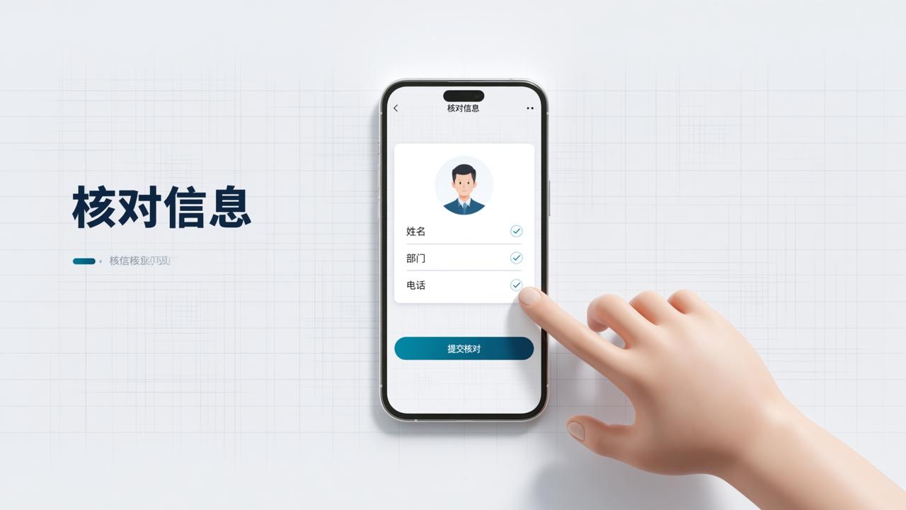 通讯录核对小程序怎么弄？