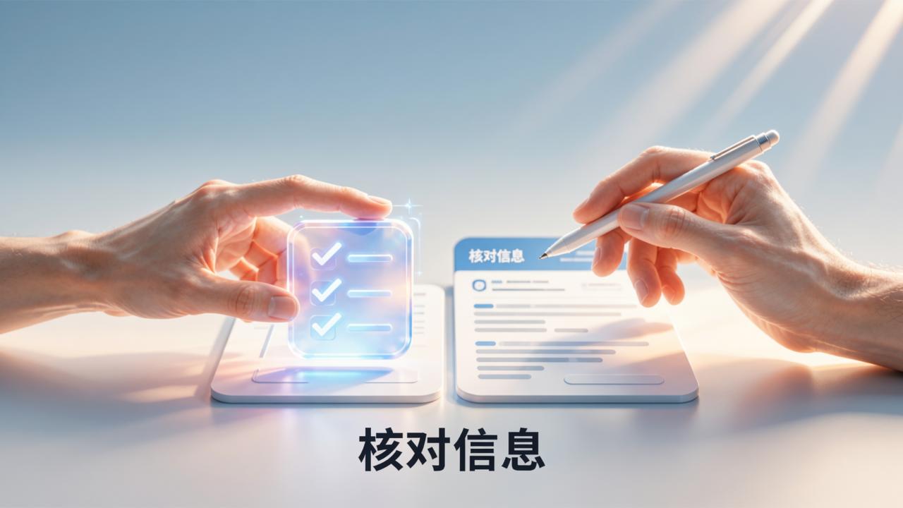 信息核对是什么意思