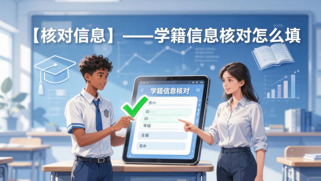 学籍信息核对怎么填