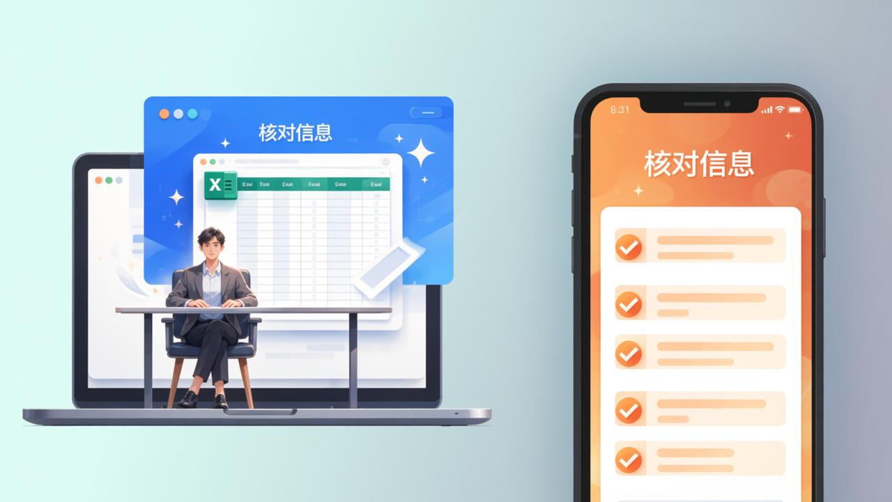 核对信息小程序哪个好用？数据核对工具的创建速度和功能对比