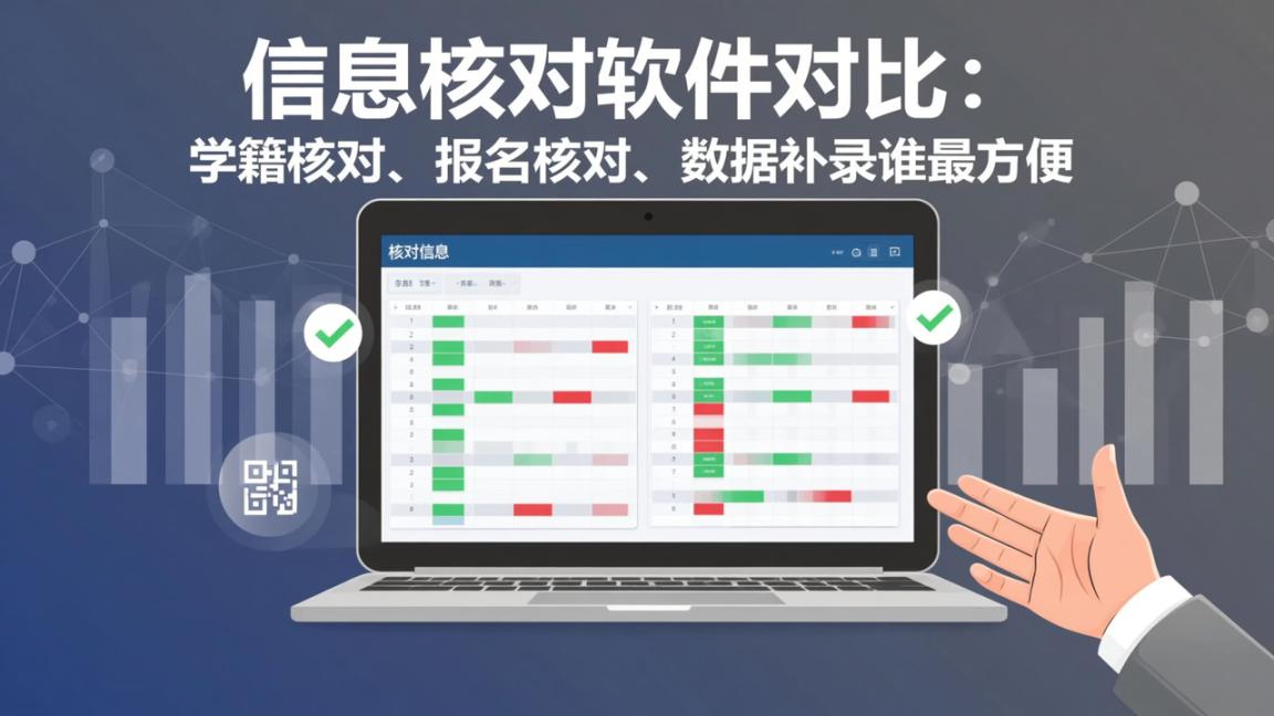 信息核对软件对比：学籍核对、报名核对、数据补录谁最方便