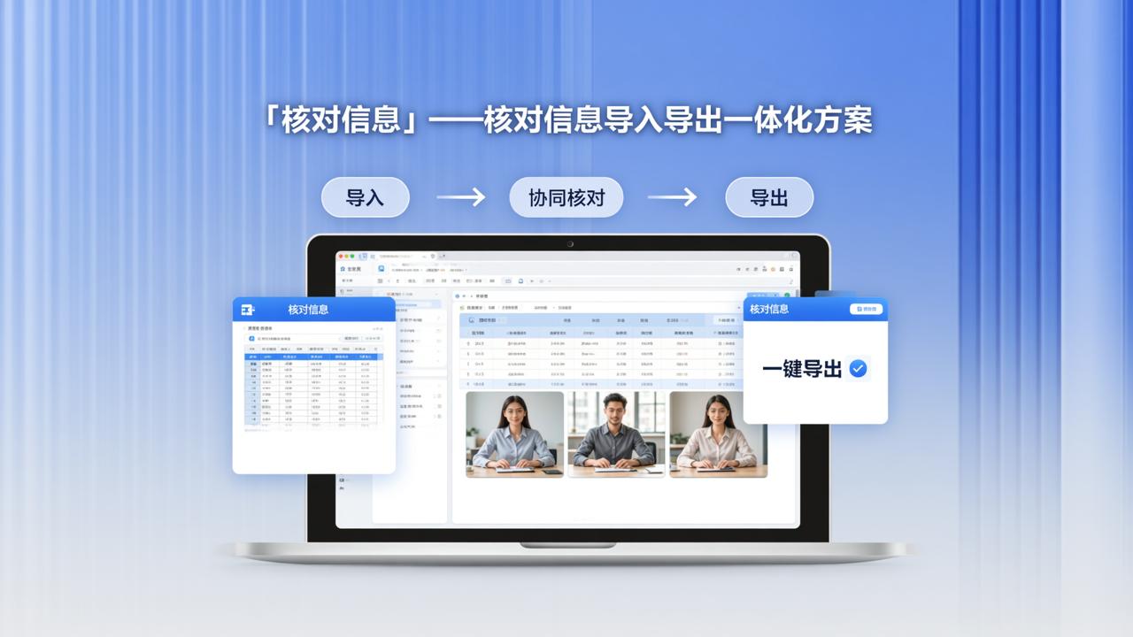 在线核对工具怎么选？「核对信息」从导入到导出，全流程覆盖