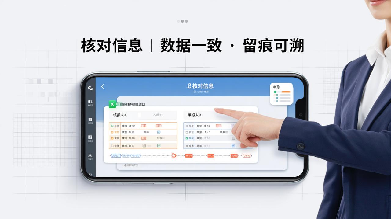 核对数据一致怎么确认？核对信息数据核对功能，核对留痕可追溯