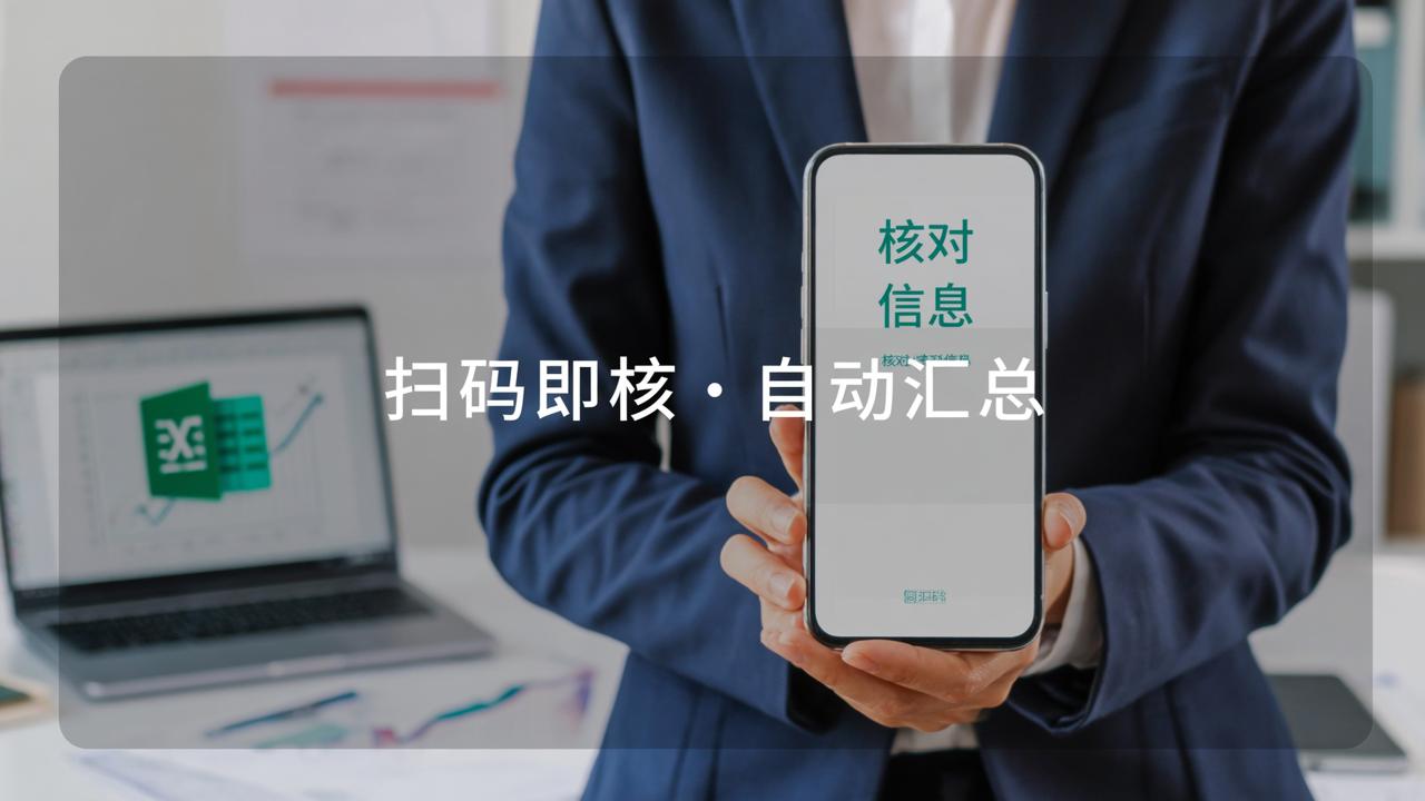 数据核对工具有哪些？「核对信息」在线数据核对工具，扫码即核自动汇总
