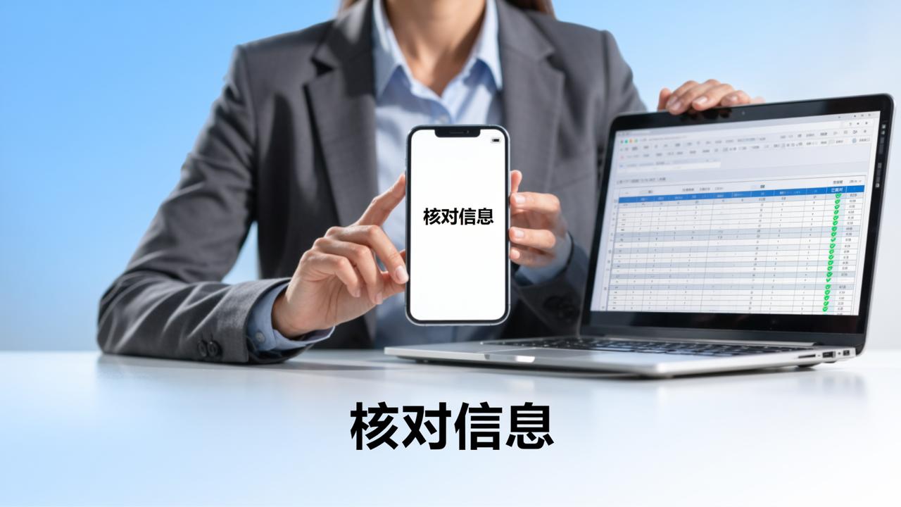 信息核对小程序：核对信息，扫码核对数据不出错